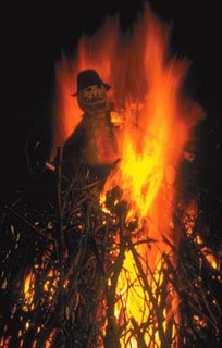 guy fawkes bonfire